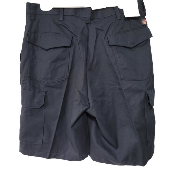 Red Kap Shorts 34" x 10" NWT Mens Black Cargo 6 Pockets Stain Resistant - Picture 3 of 4